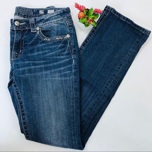 Miss Me. Signature boot cut medium wash jeans